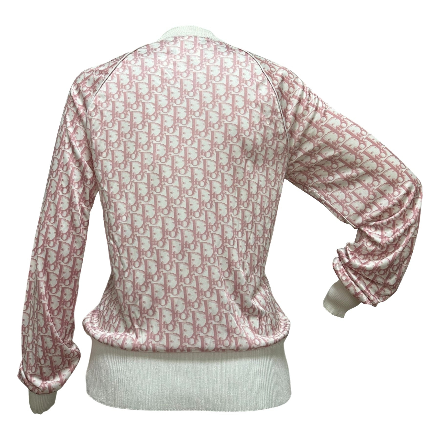 CHRISTIAN DIOR Spring Summer 2004 Trotter Print Swarovski No. 1 Flower Zip Up Jacket - 2