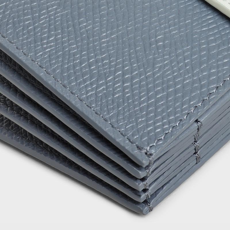 BICOLOUR ACCORDEON CARD HOLDER IN GRAINED CALFSKIN 4