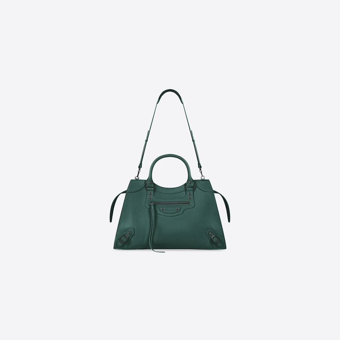 Men's Neo Classic Large Handbag in Forest Green - 4