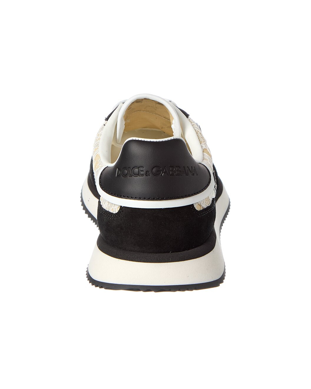 Dolce & Gabbana DG Cushion Lace & Leather Sneaker - 3