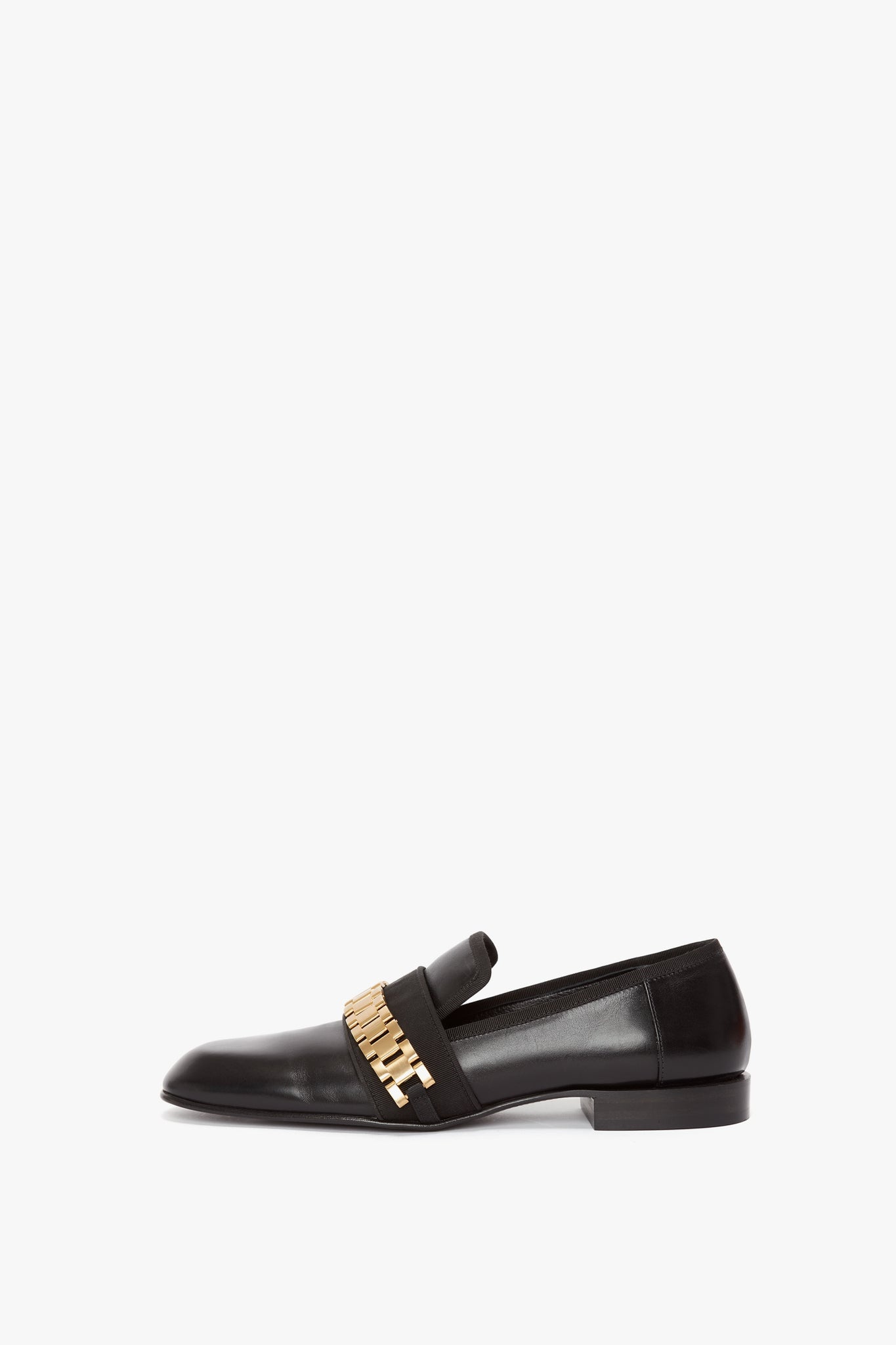 Mila Chain Loafer In Black - 1