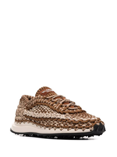 Valentino crochet low-top sneakers outlook