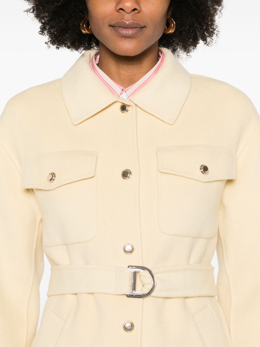 belted jacket - 5