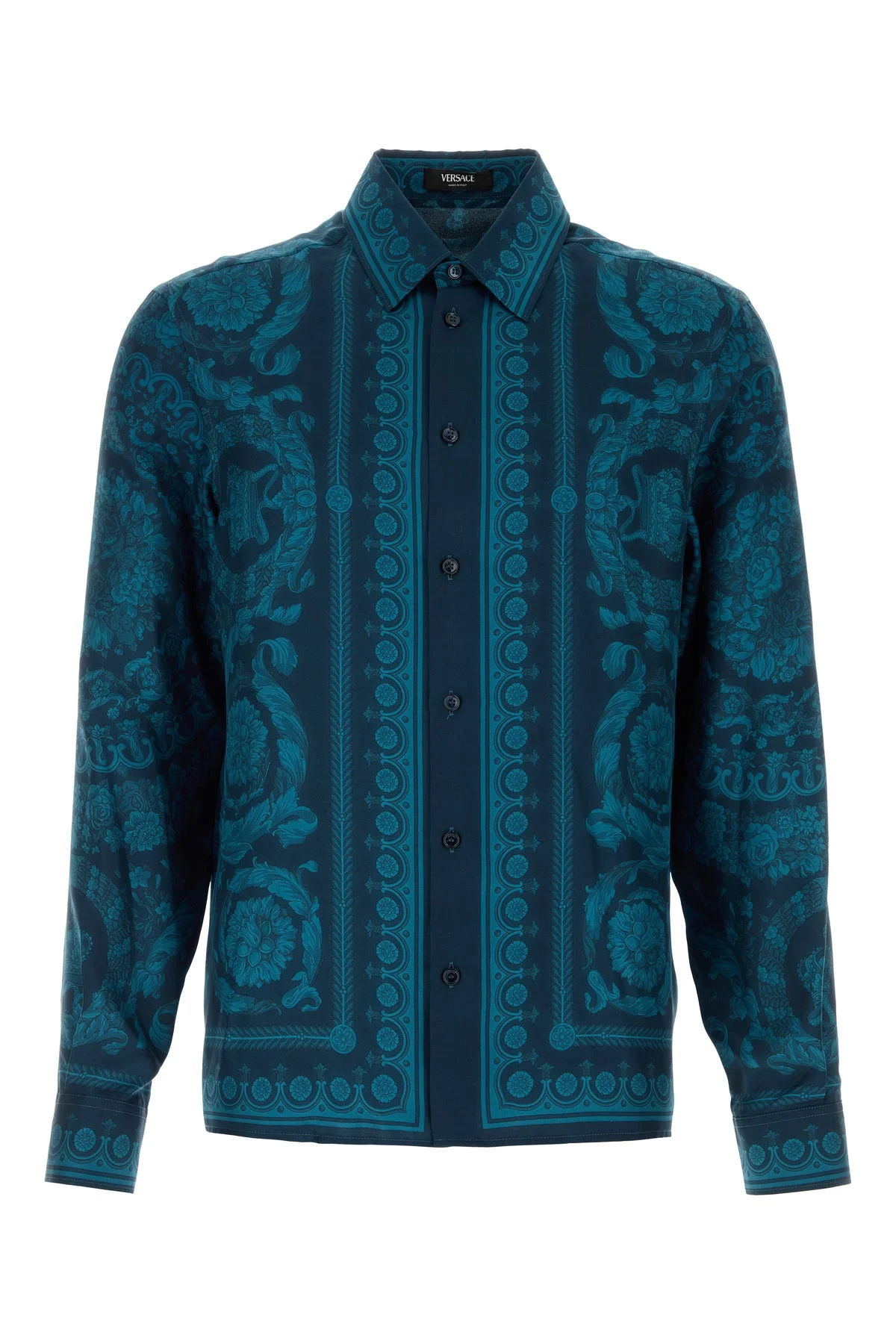 Printed twill shirt - 1