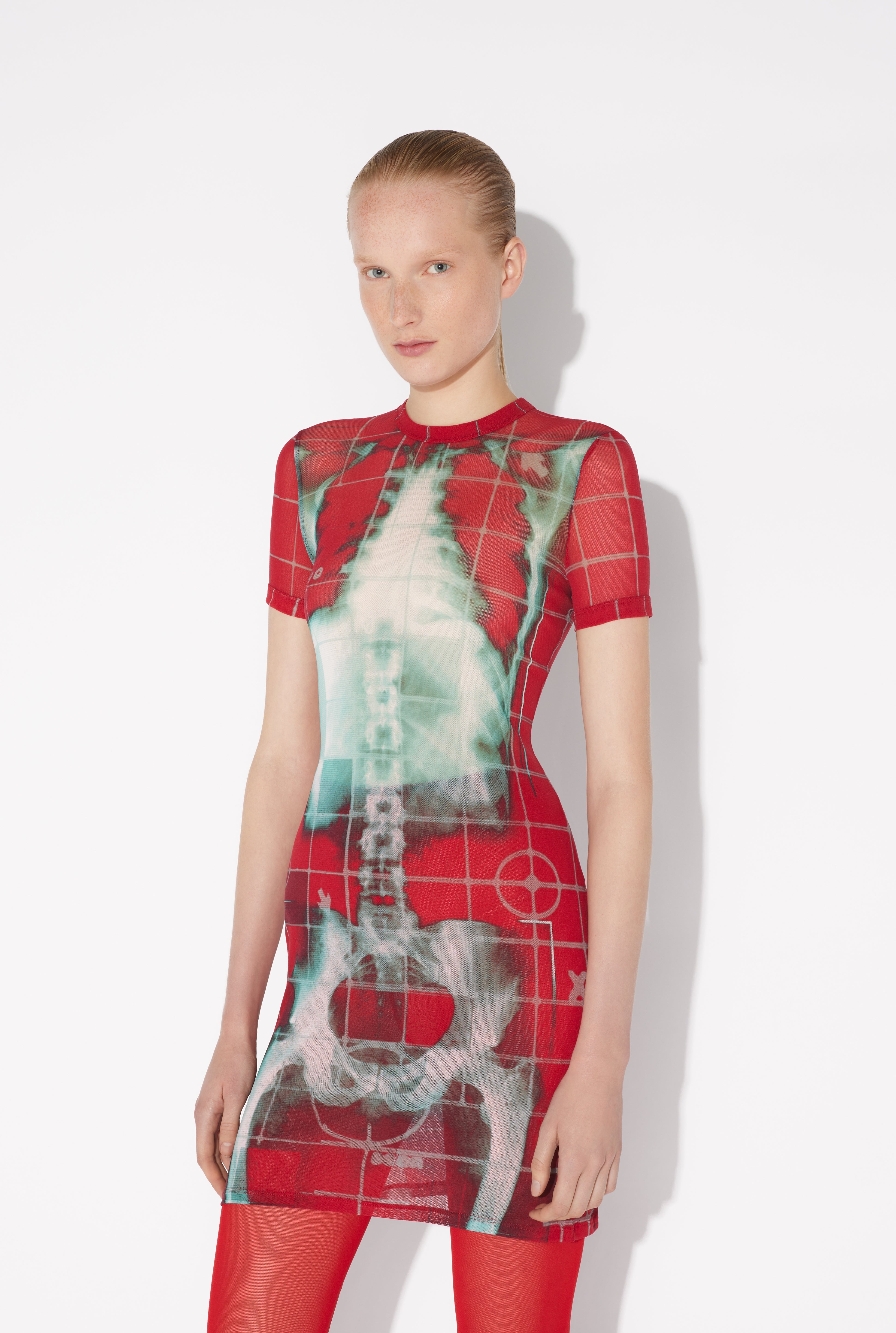 THE SHORT RED SQUELETOR DRESS - 4
