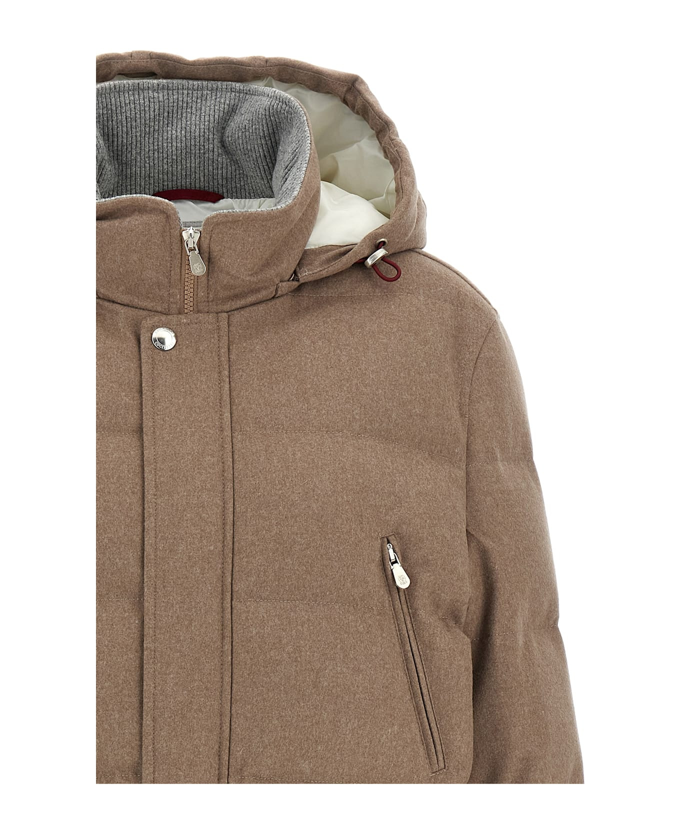 Flannel Down Jacket - 4