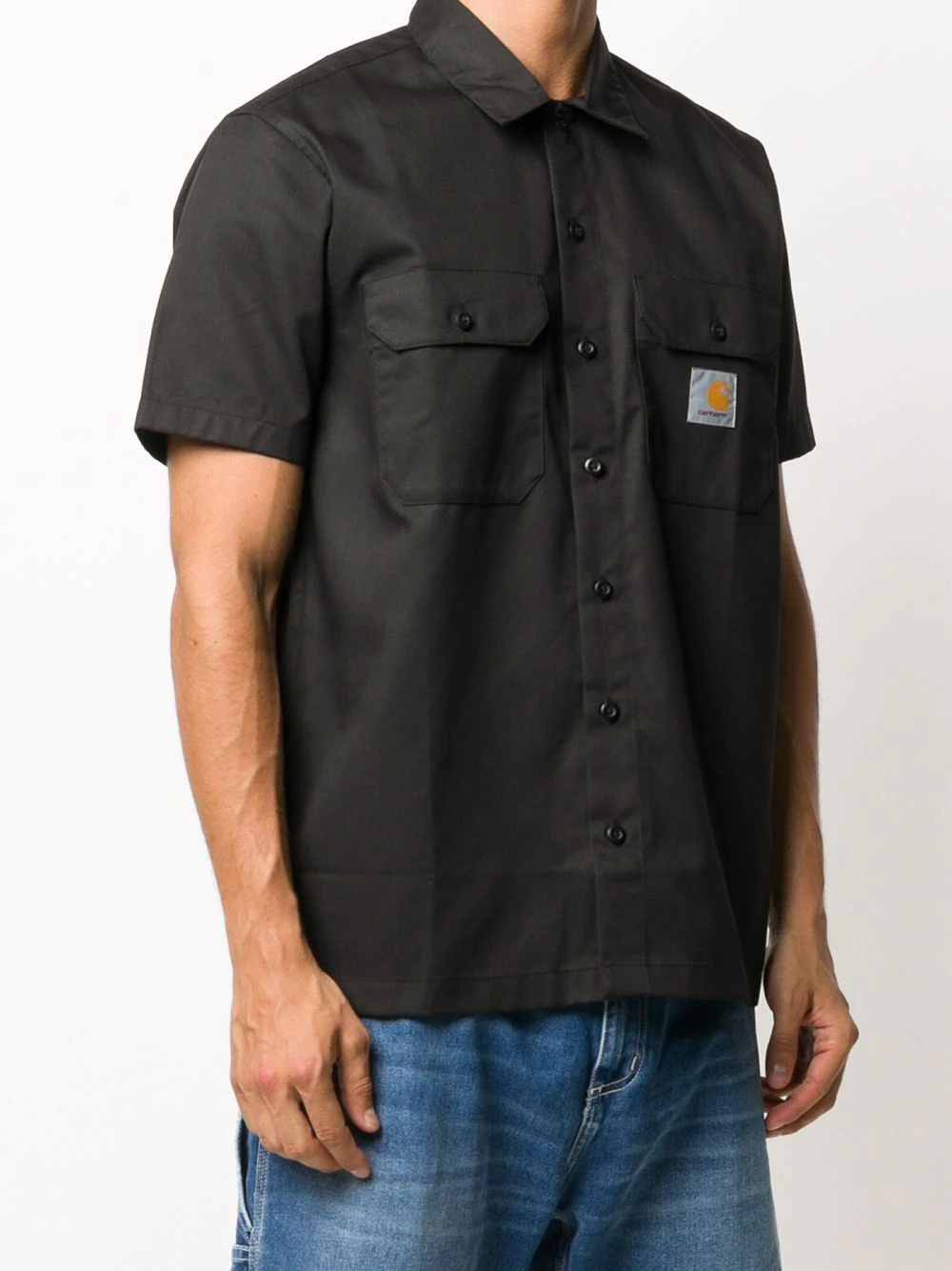 logo-patch shortsleeved shirt - 3