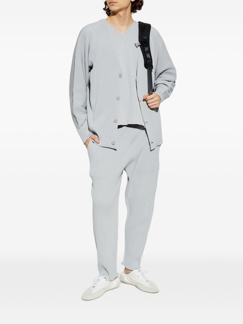 ISSEY MIYAKE pleated button cardigan outlook