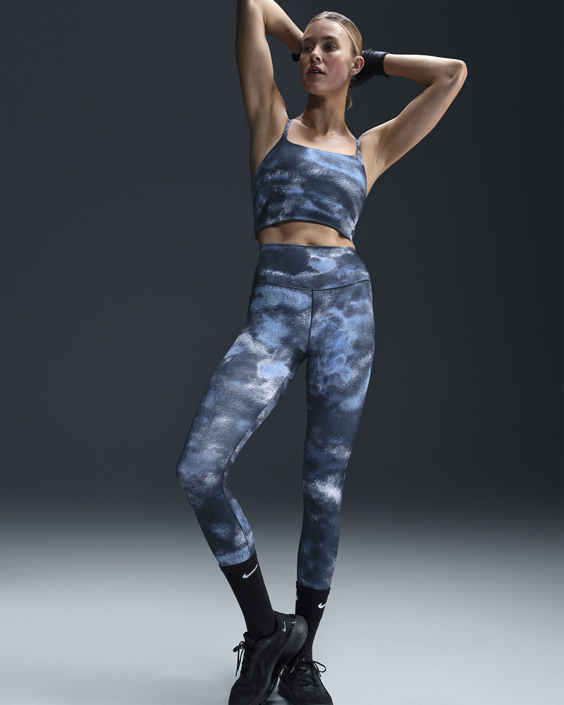 Nike One Women's High-Waisted 7/8 Printed Leggings 3