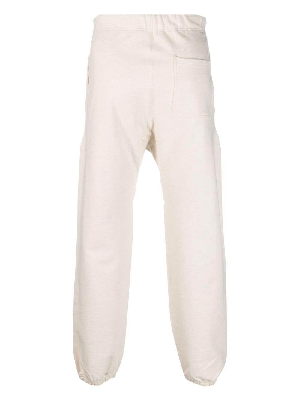 slip-on cotton track pants - 2