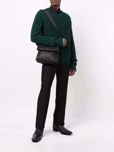 Bottega Veneta open cable-knit wool jumper outlook