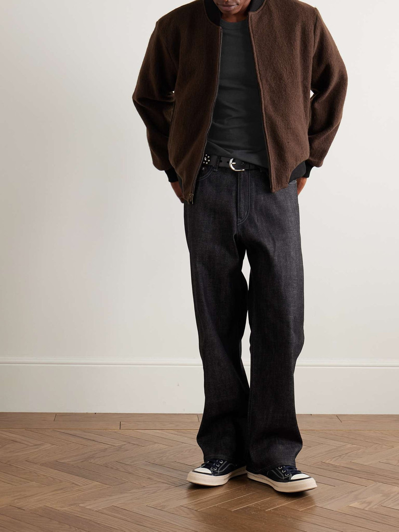 visvim Jumbo Garment-Dyed Cotton-Blend Jersey T-Shirt outlook