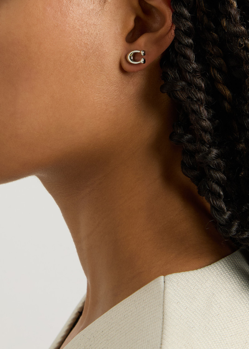 COACH Coach Logo Stud Earrings outlook