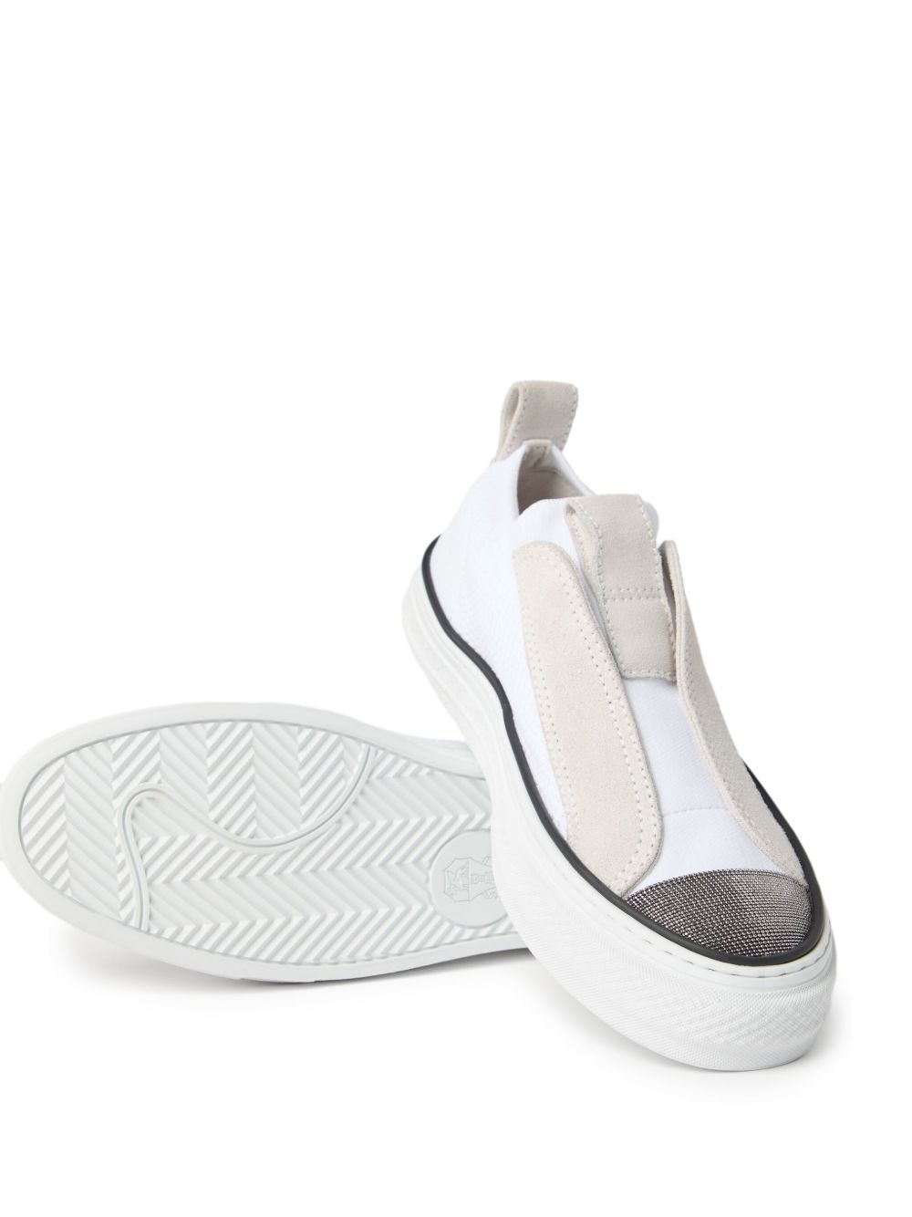 Monili-embellished sneakers - 4