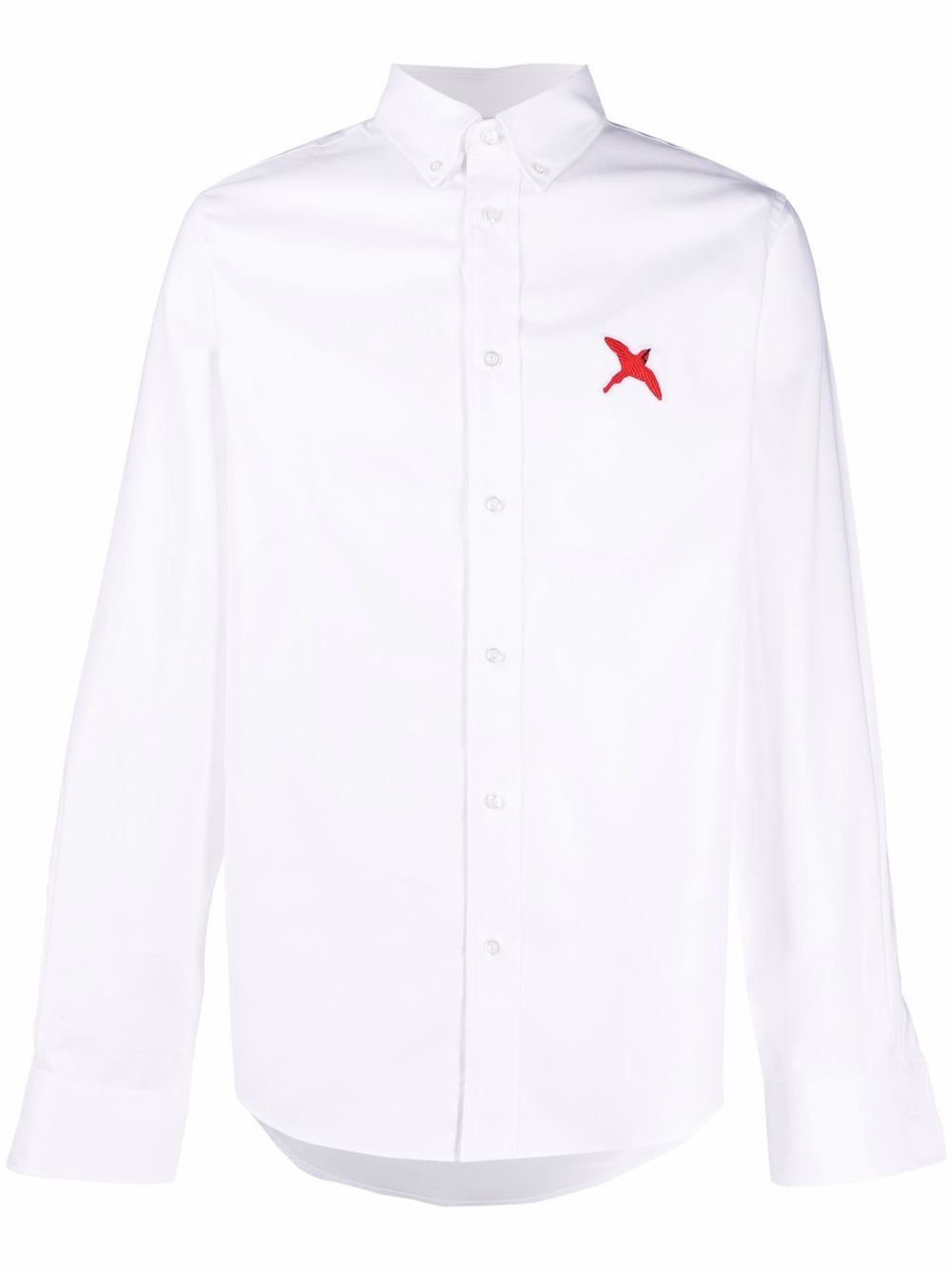 bird embroidery shirt - 1