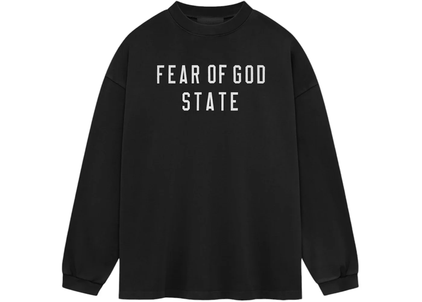 Fear of God Essentials Heavy Longsleeve Tee Black - 1