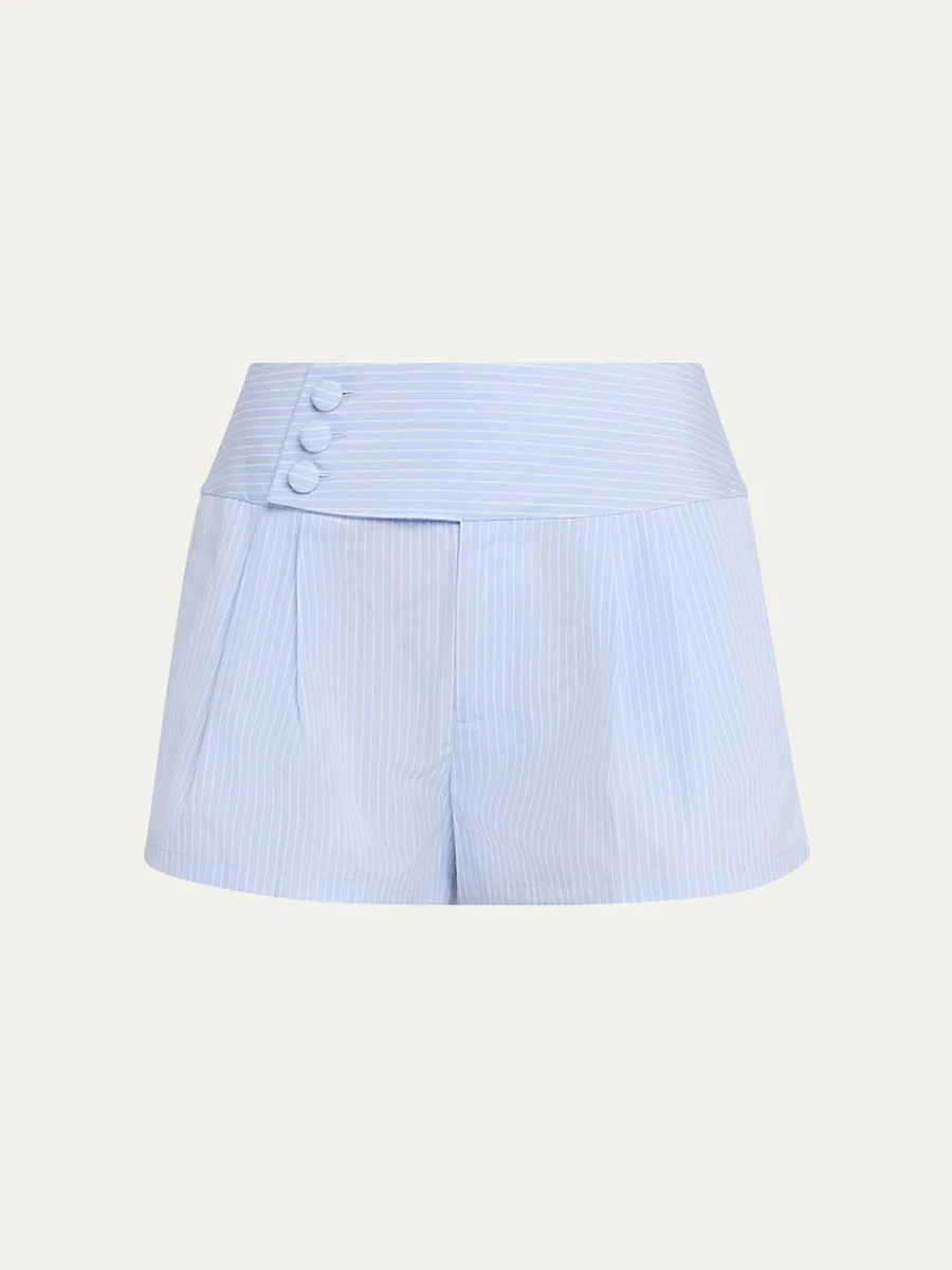 The Striped Harbor Shorts - 1