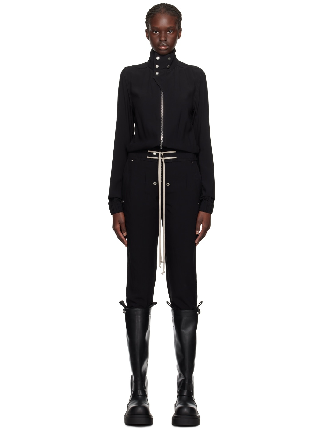 Black Bauhaus Jumpsuit - 1