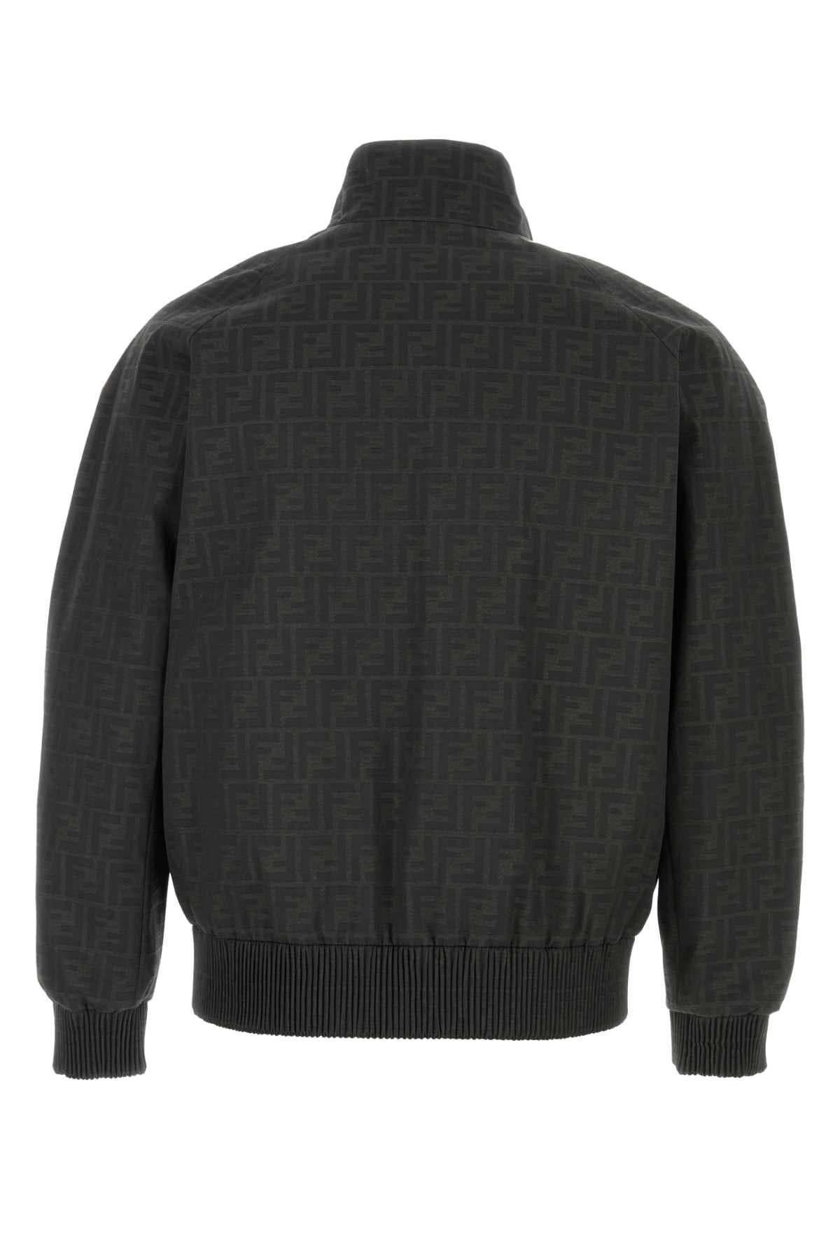 Fendi Men Embroidered Polyester Blend Bomber Jacket - 2