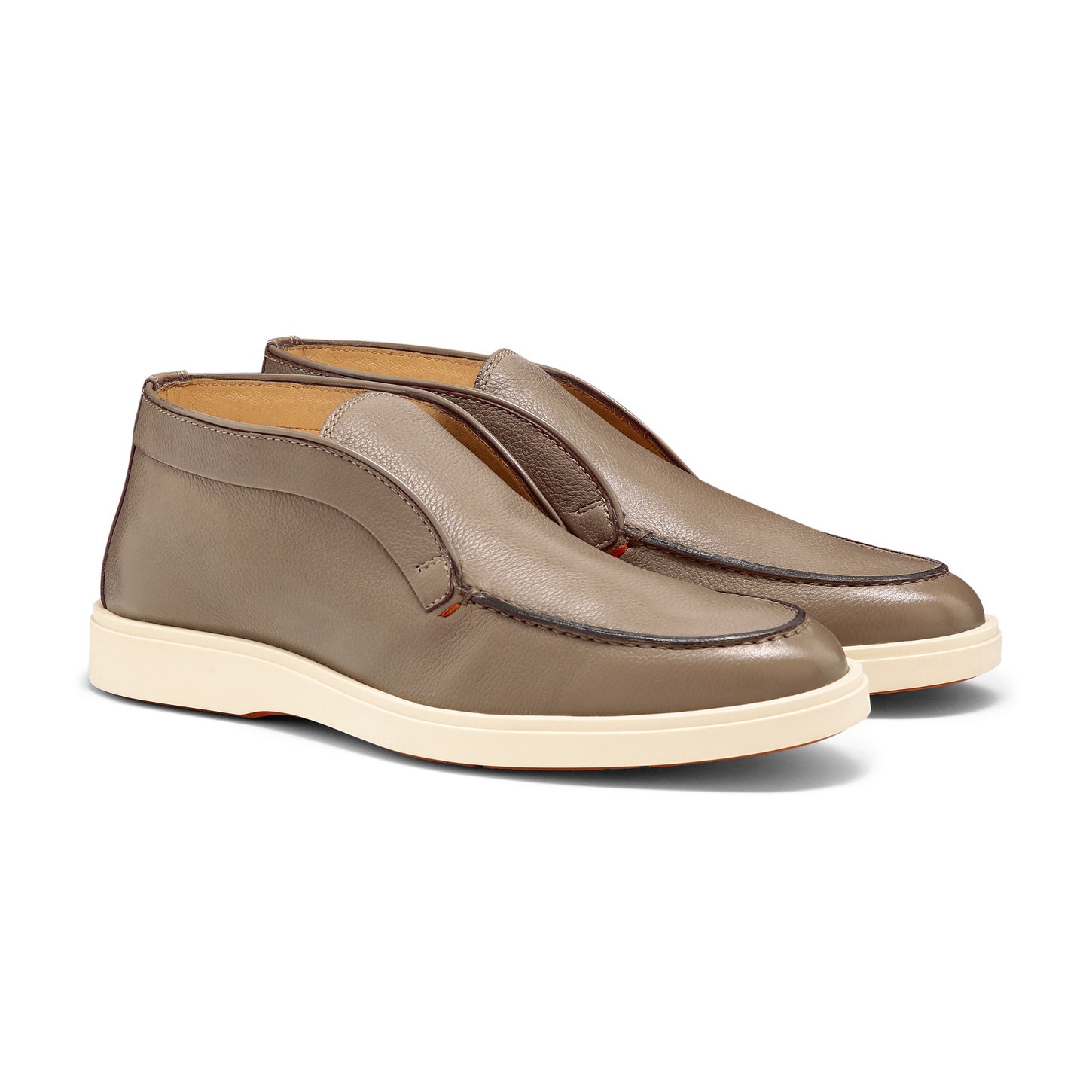 Men's natural tumbled leather desert boot - 2
