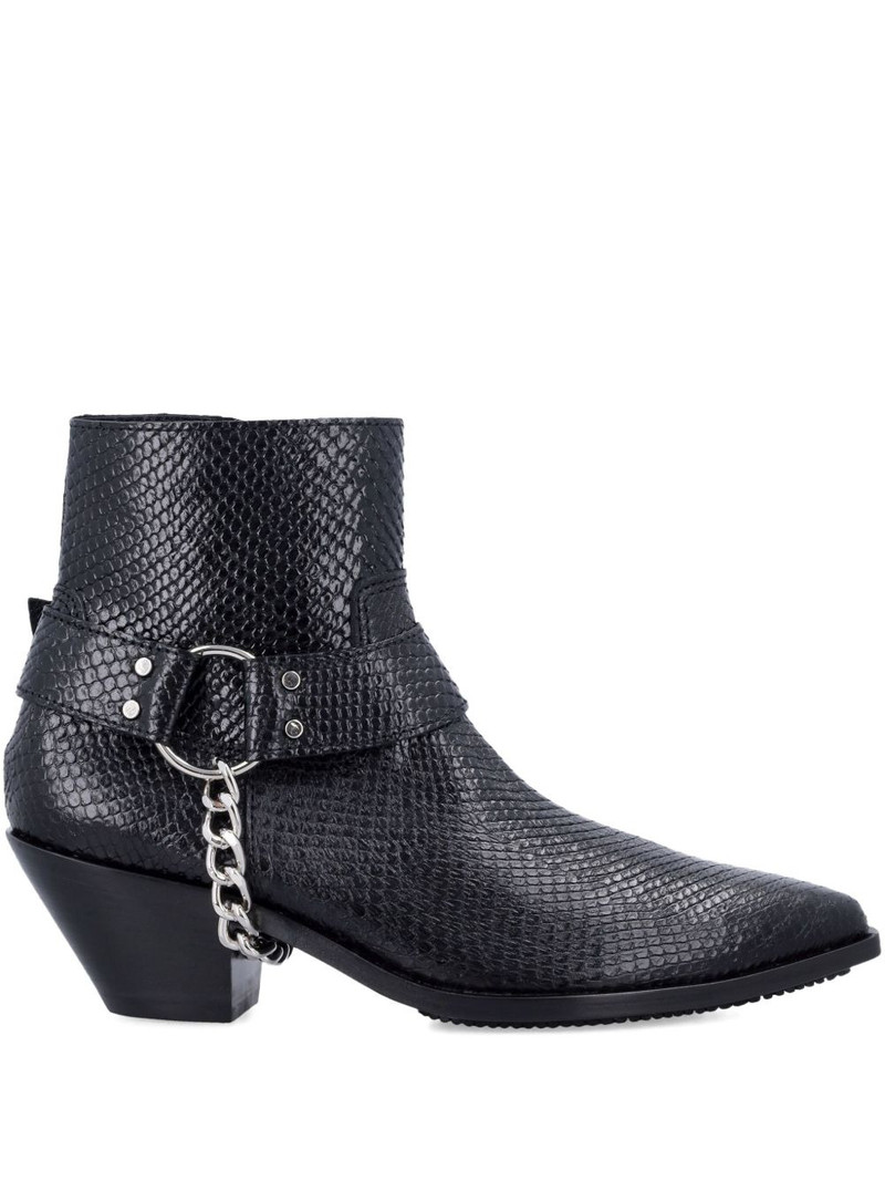 snake-print boots 1