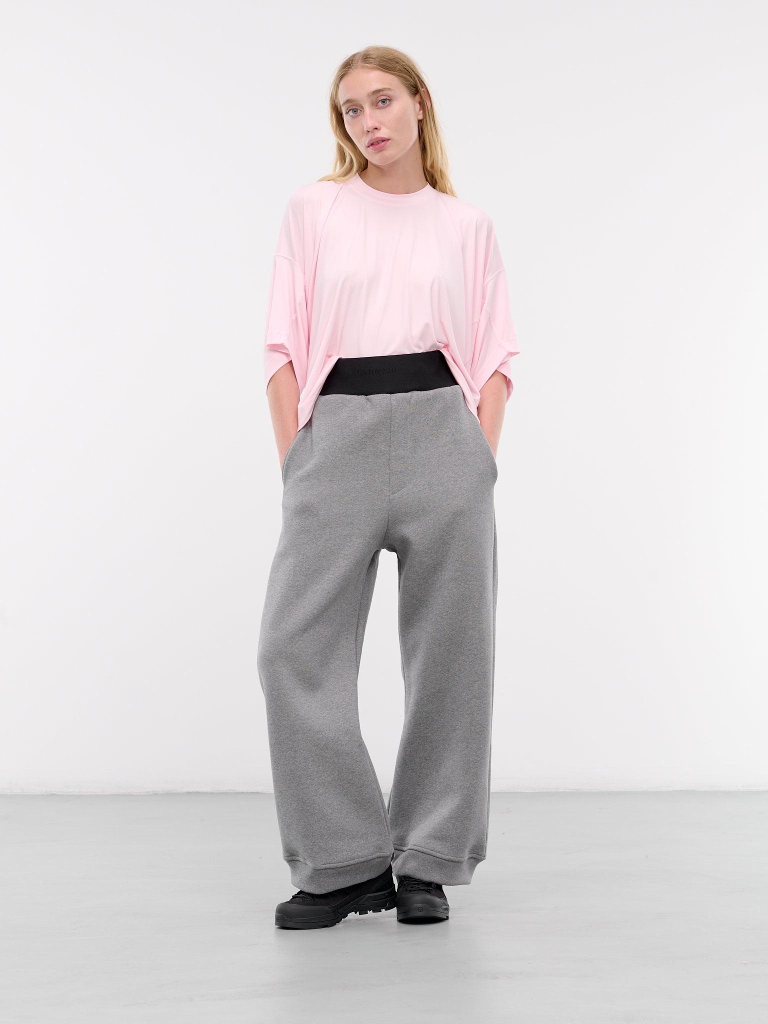 Elastic Waistband Sweatpants - 6