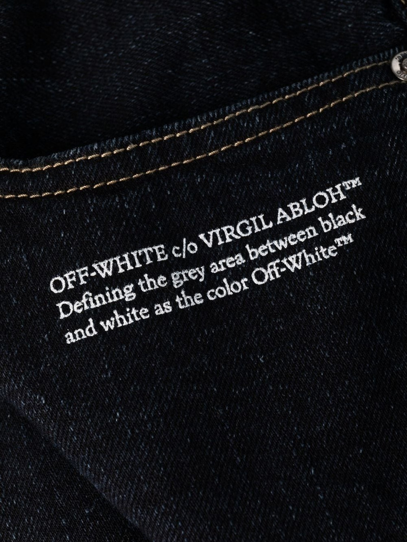 slim-fit logo-print denim jeans 7