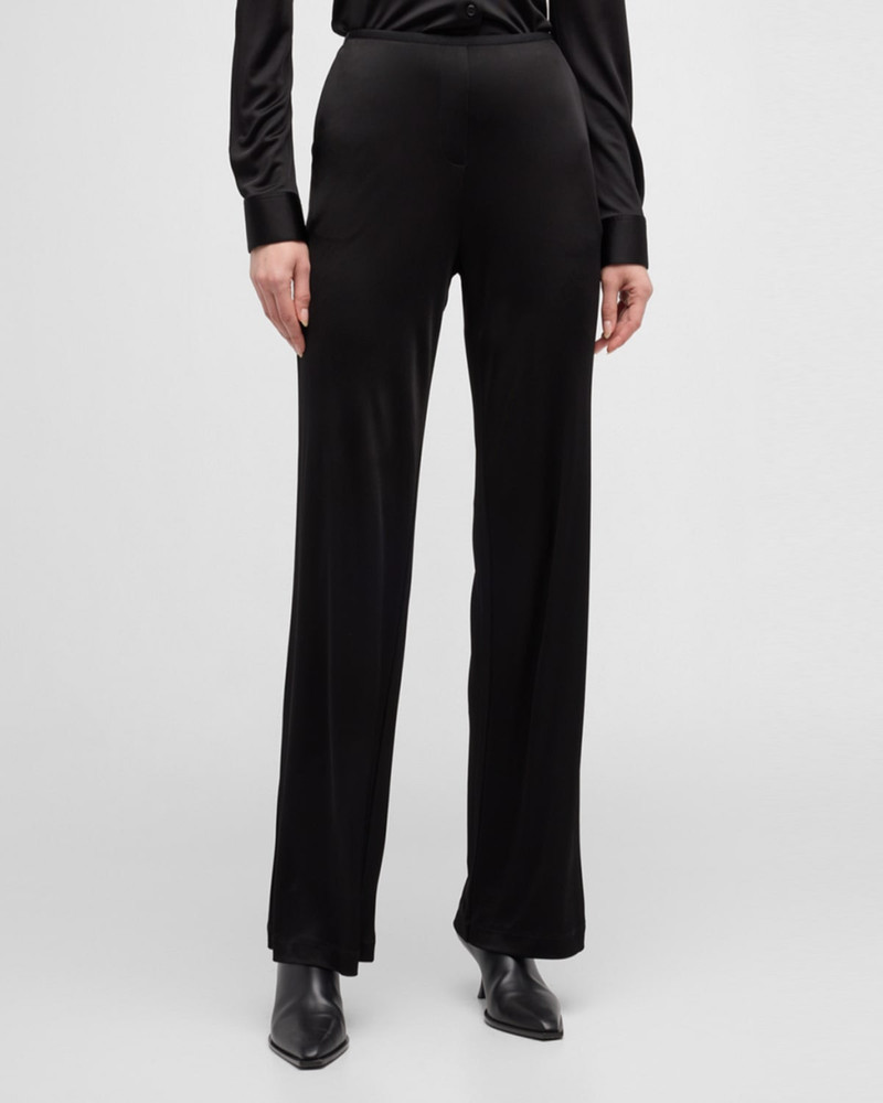 Helmut Lang Straight-Leg Fluid Pull-On Pants outlook