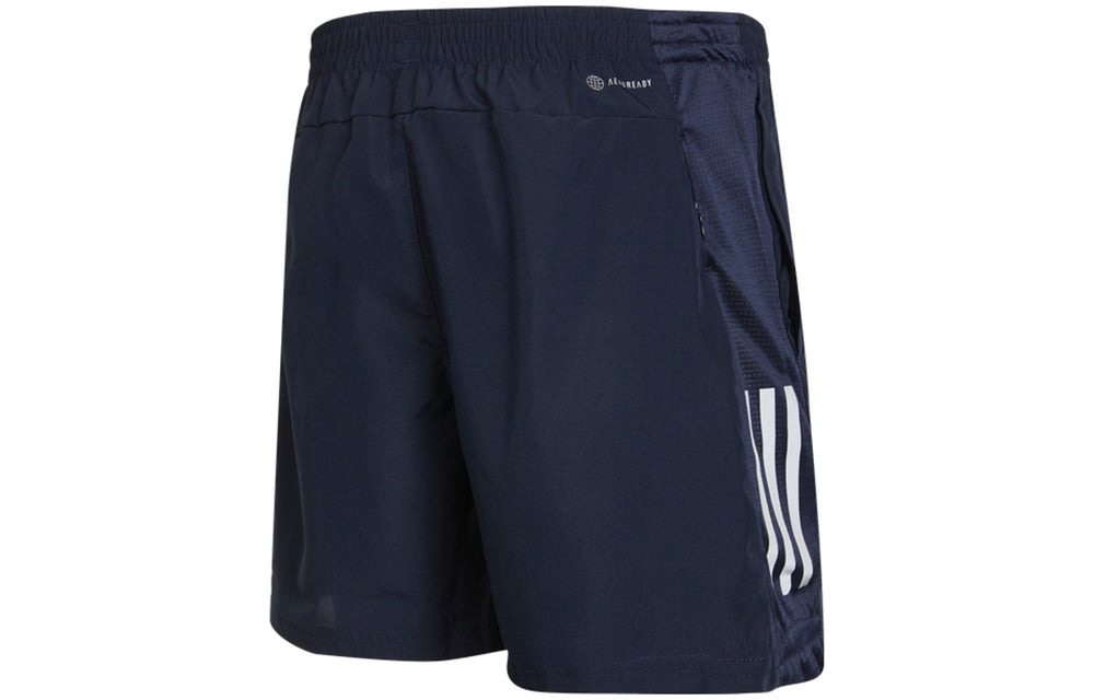 adidas Colorblock Stripe Sports Training Woven Shorts Navy Blue HB7455 - 2