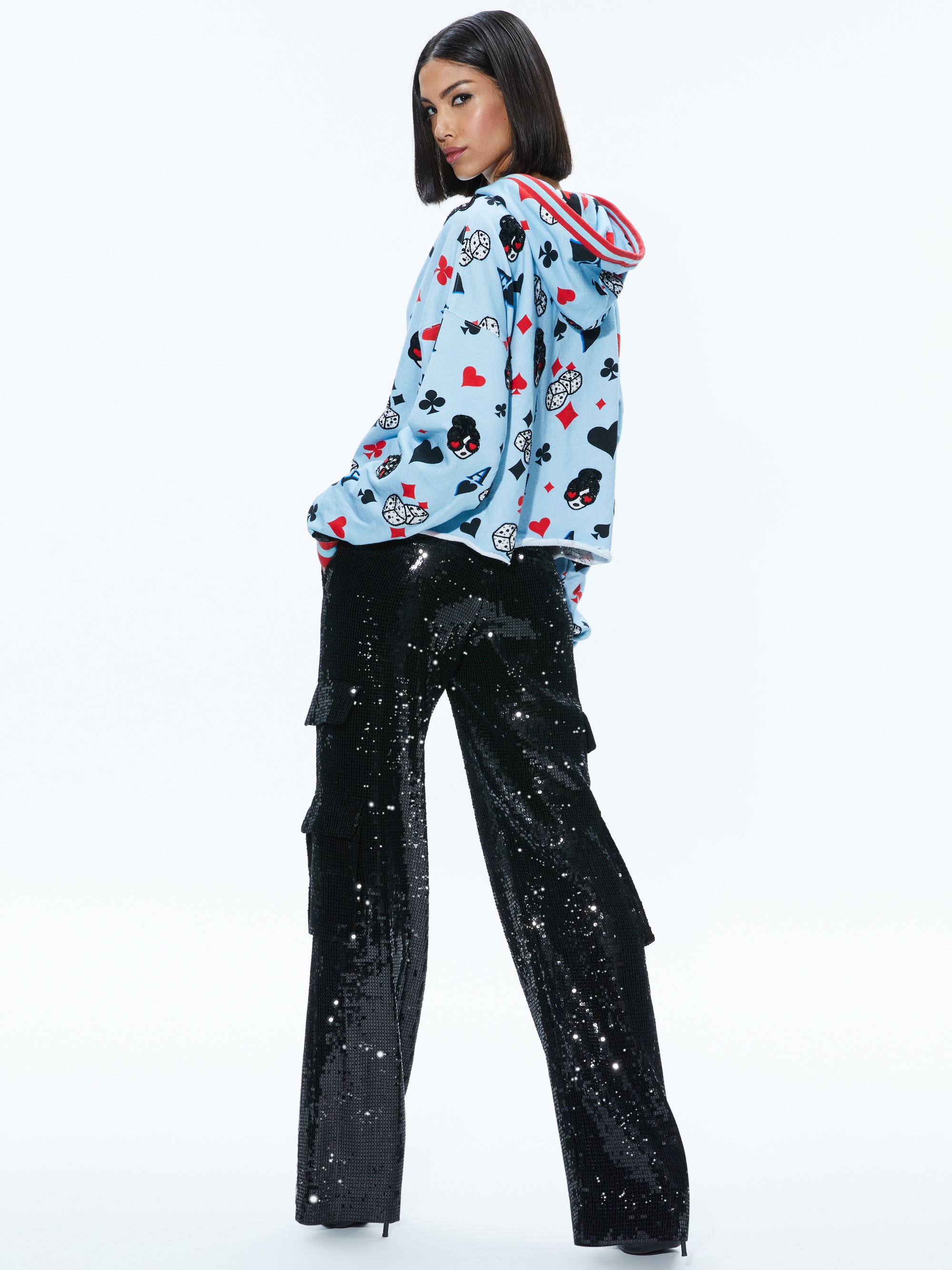 SUNNY BOXY CROPPED HOODIE - 2
