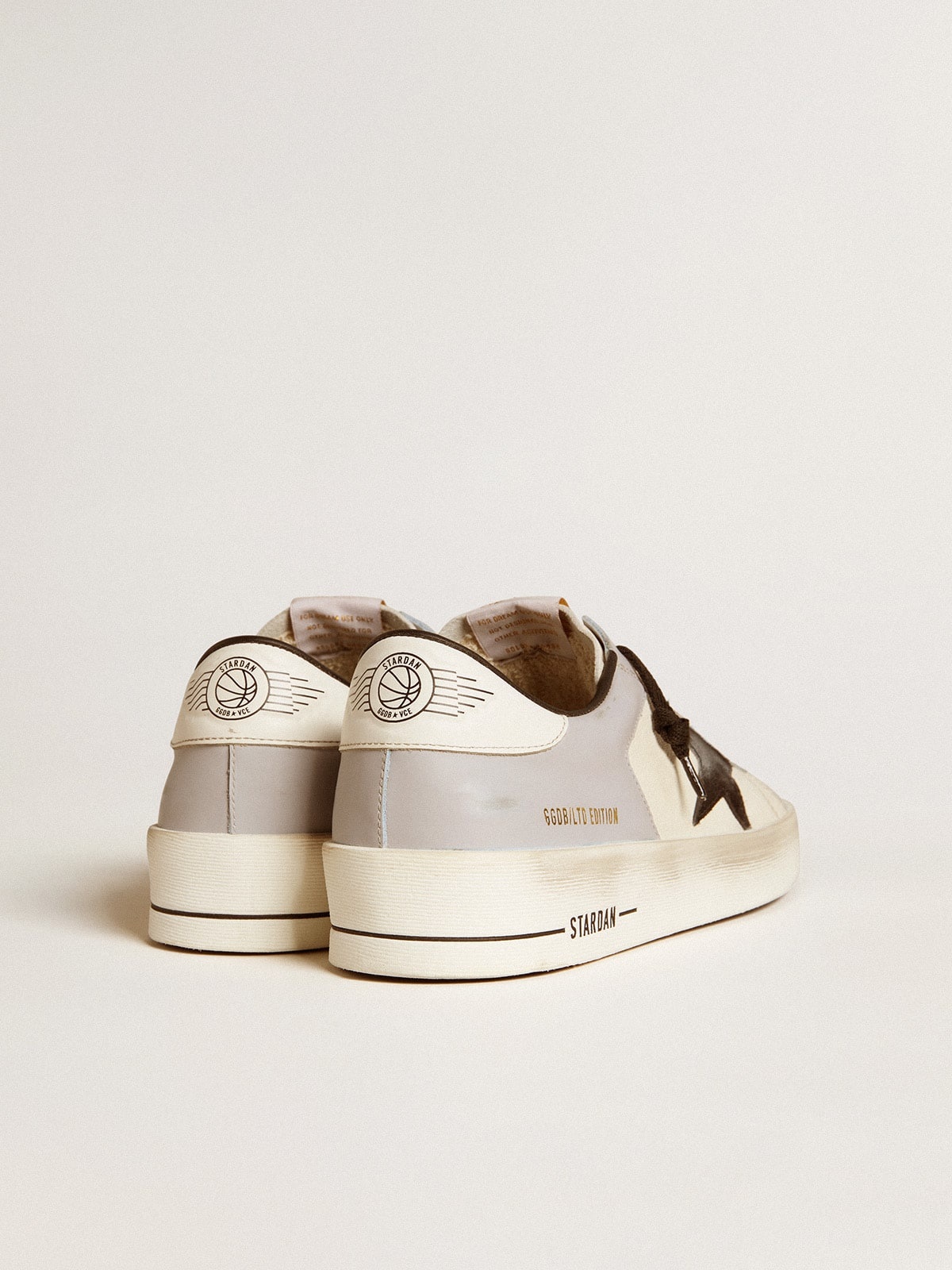 Men’s Stardan LTD in nappa and leather with suede star and leather heel tab - 4