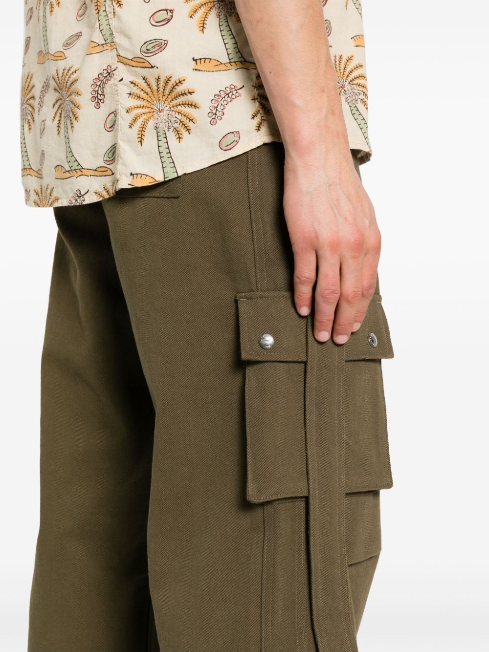 straight-leg cargo pants - 5