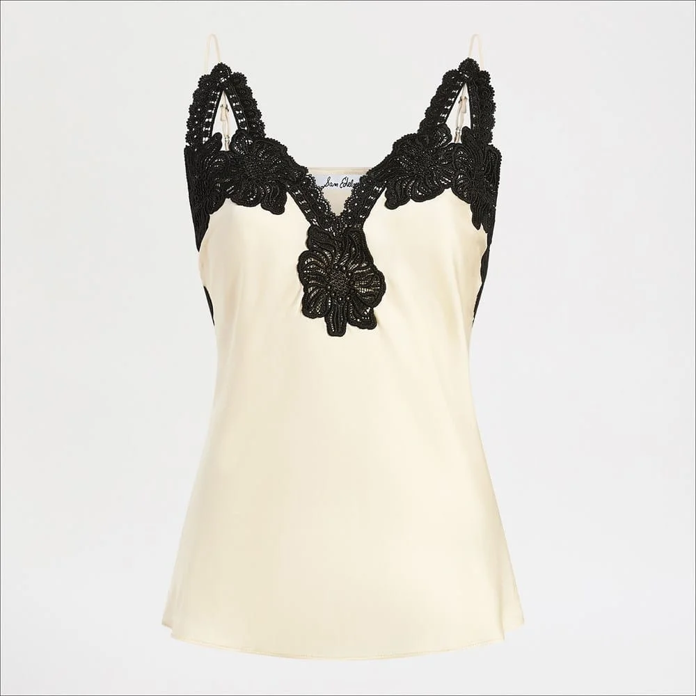 Lace Trim Cami - 1