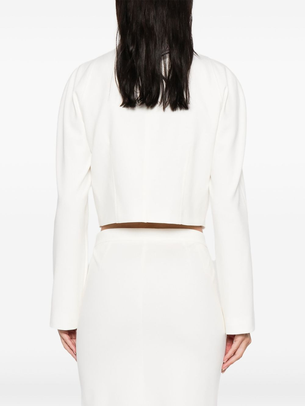 cropped buttoned jacket - 4
