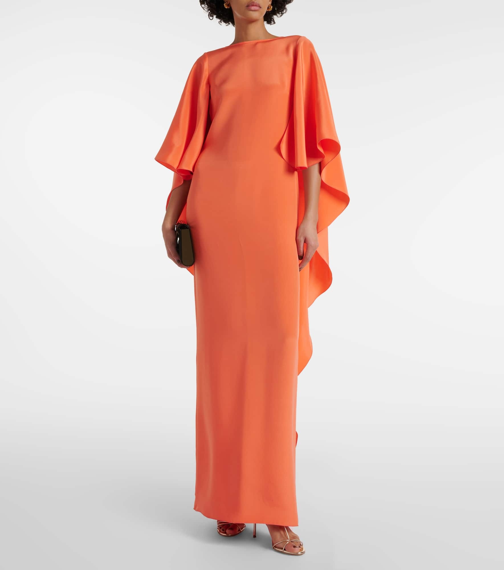 Elegante Baleari silk crêpe de chine gown - 2