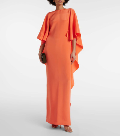 Max Mara Elegante Baleari silk crêpe de chine gown outlook
