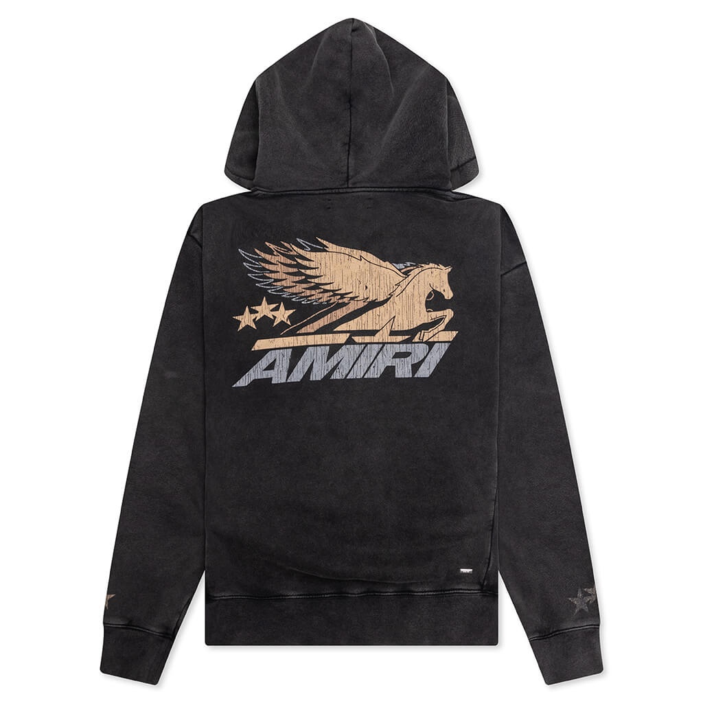 VINTAGE PEGASUS HOODIE - BLACK - 2
