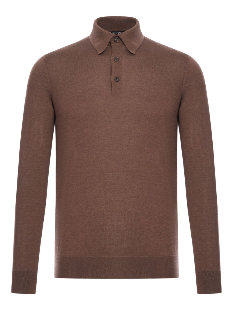 buttoned polo shirt 1