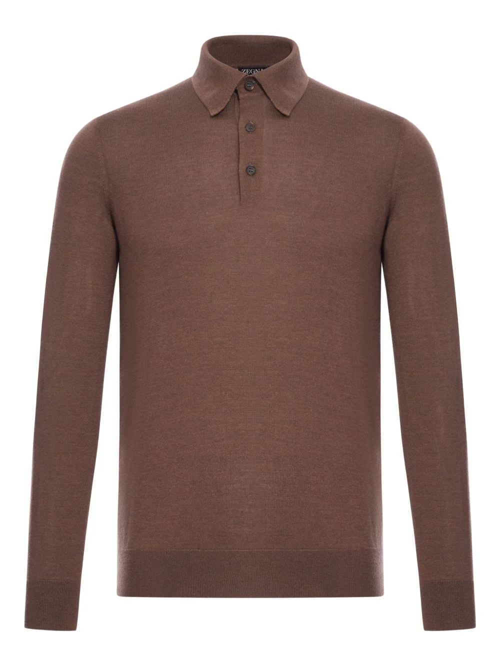 buttoned polo shirt - 1