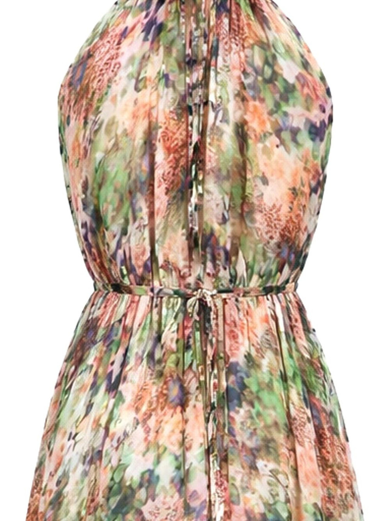 SALONI floral midi dress outlook