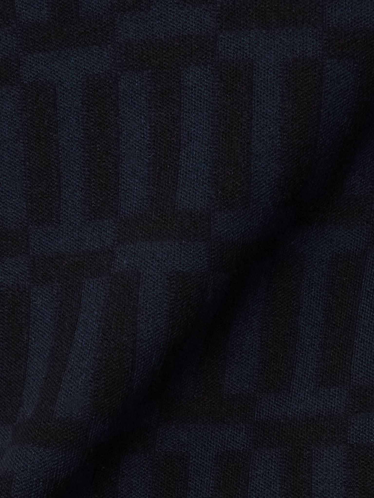Asher cotton-blend jacquard tank Navy - 4