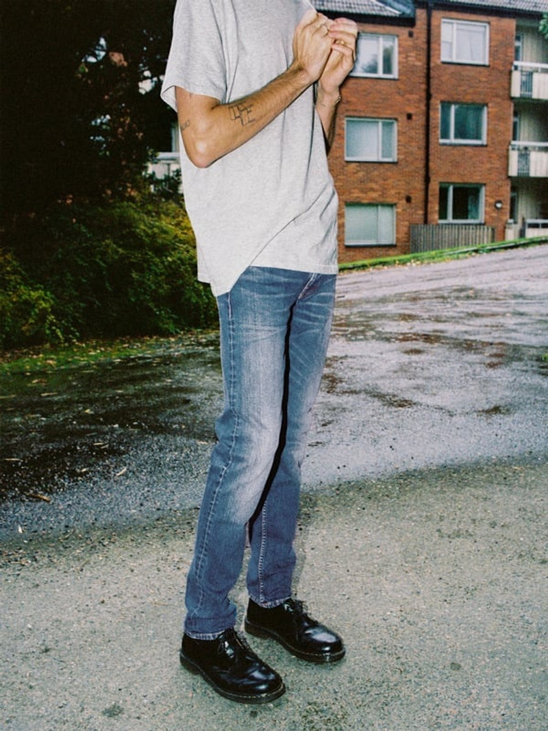 Nudie Jeans Lean Dean Worn In Selvage outlook