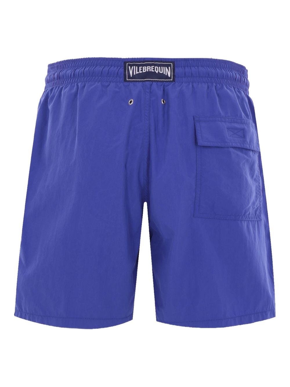 logo-patch swim shorts - 2