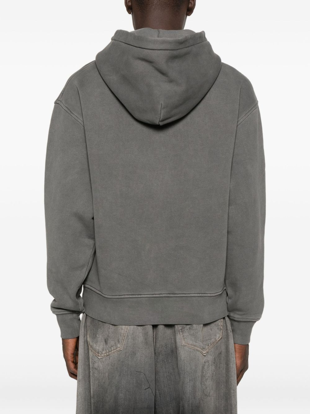 logo-print hoodie - 4