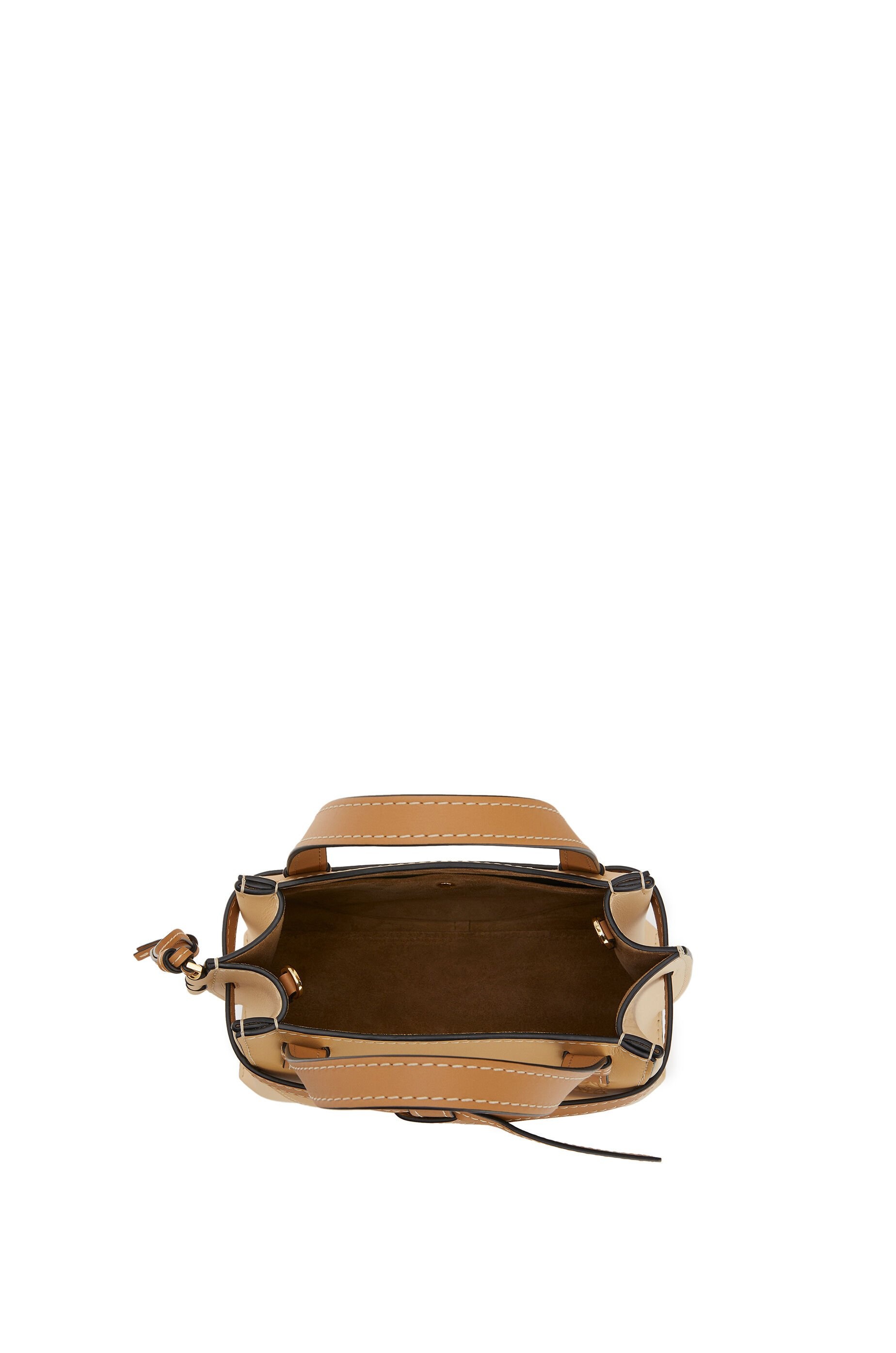 Mini Gate Top Handle bag in natural calfskin - 5