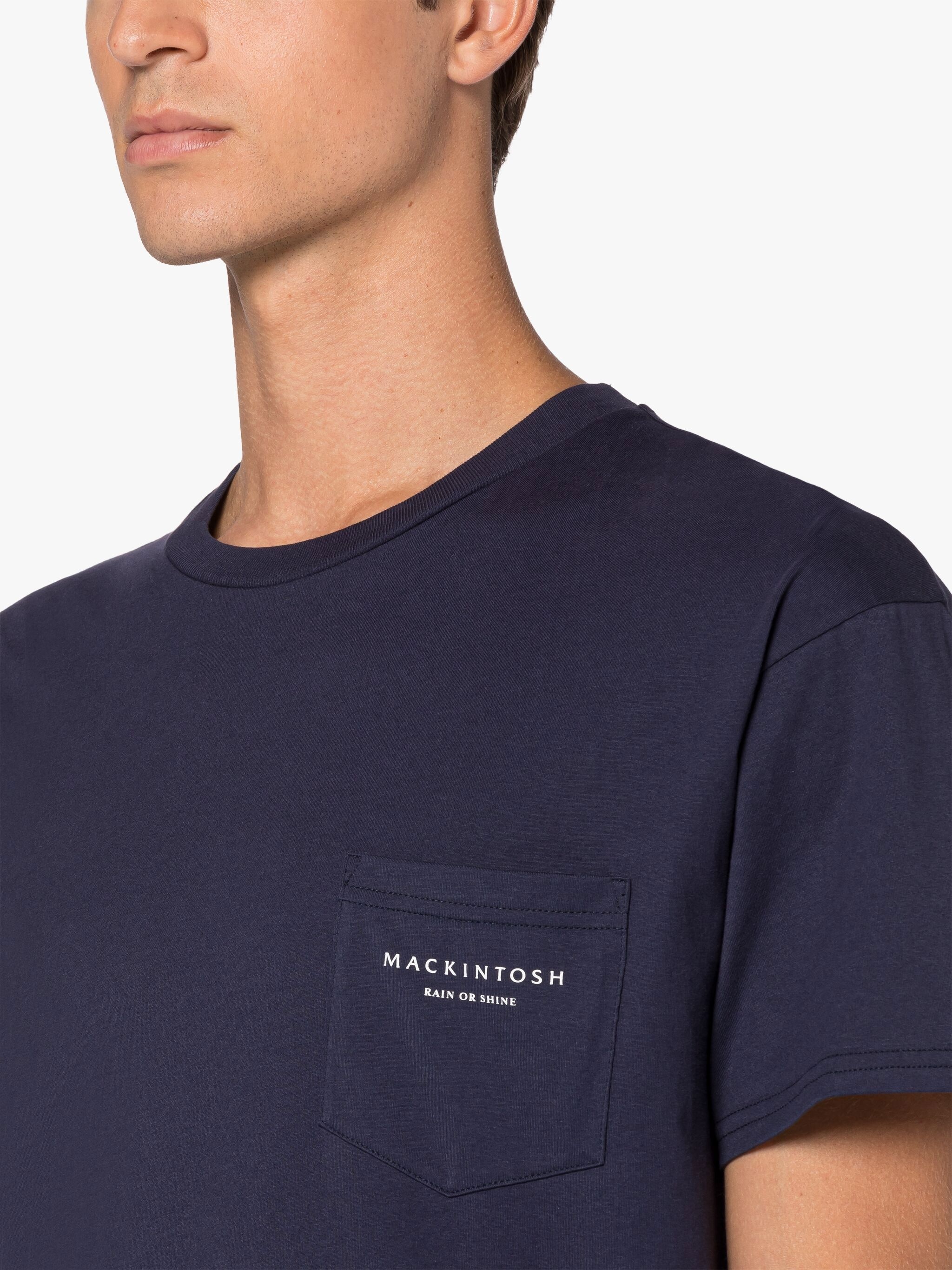 RAIN X SHINE NAVY POCKET T-SHIRT - 4