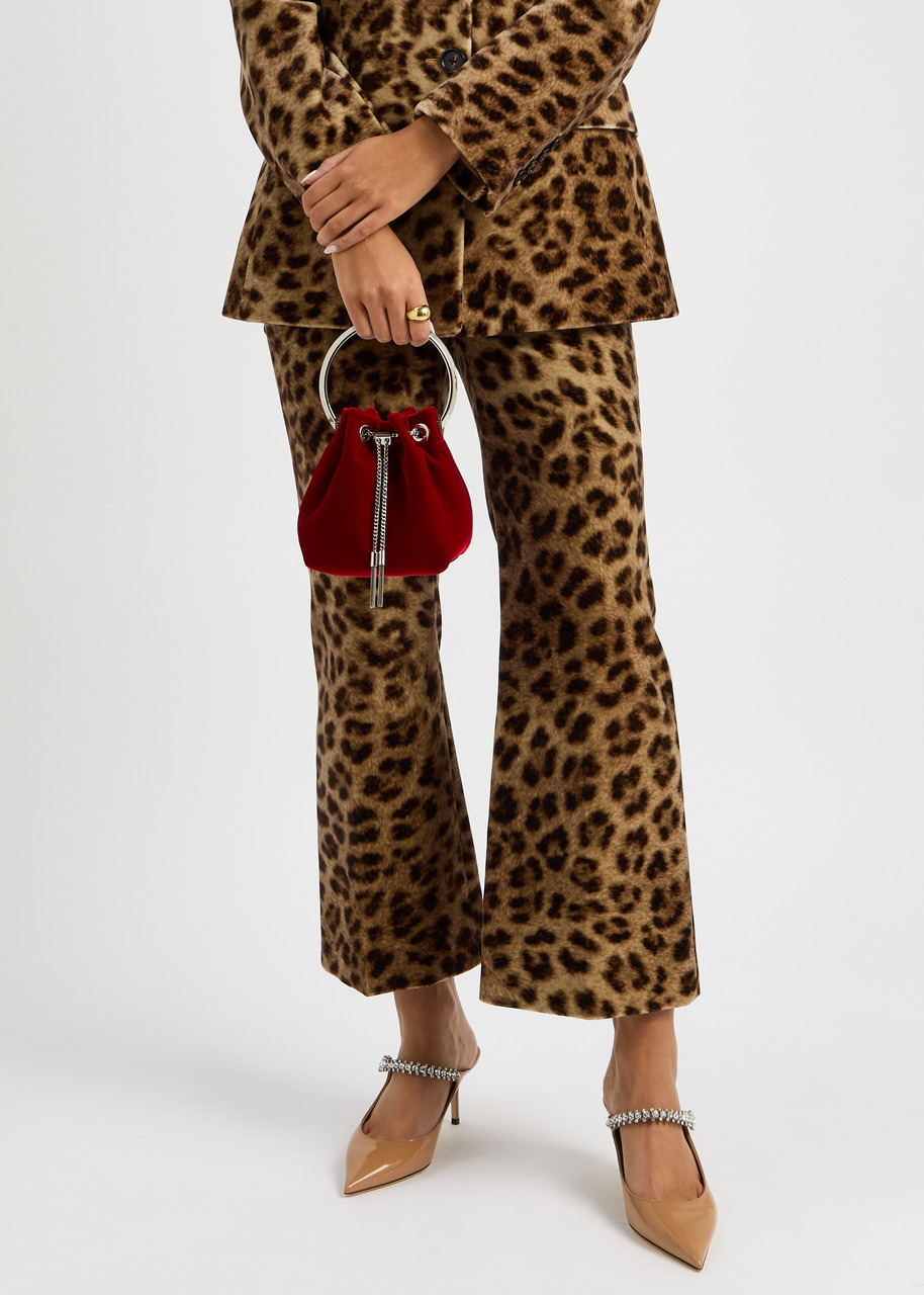 Jimmy Choo Bon Bon Velvet Bucket bag - 5