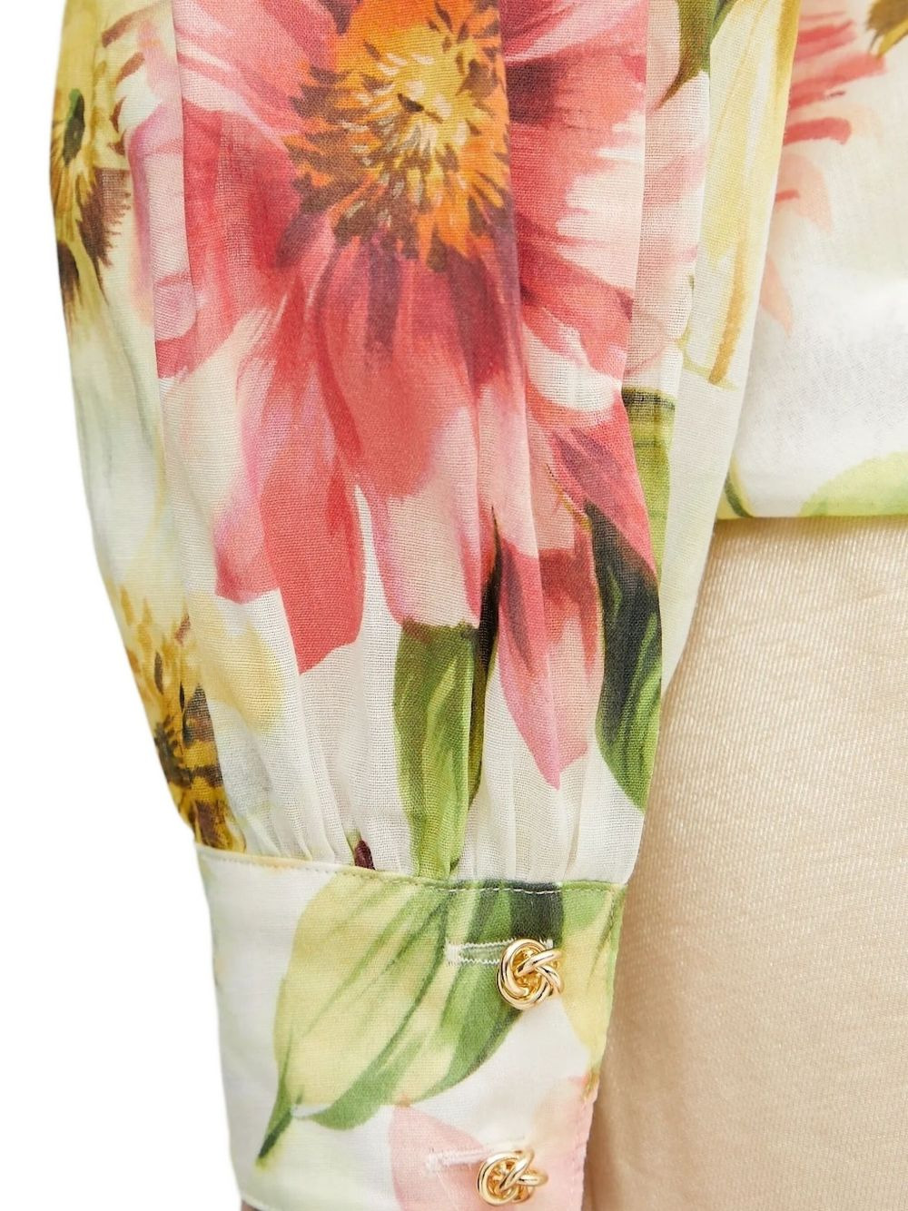 floral-print shirt - 4