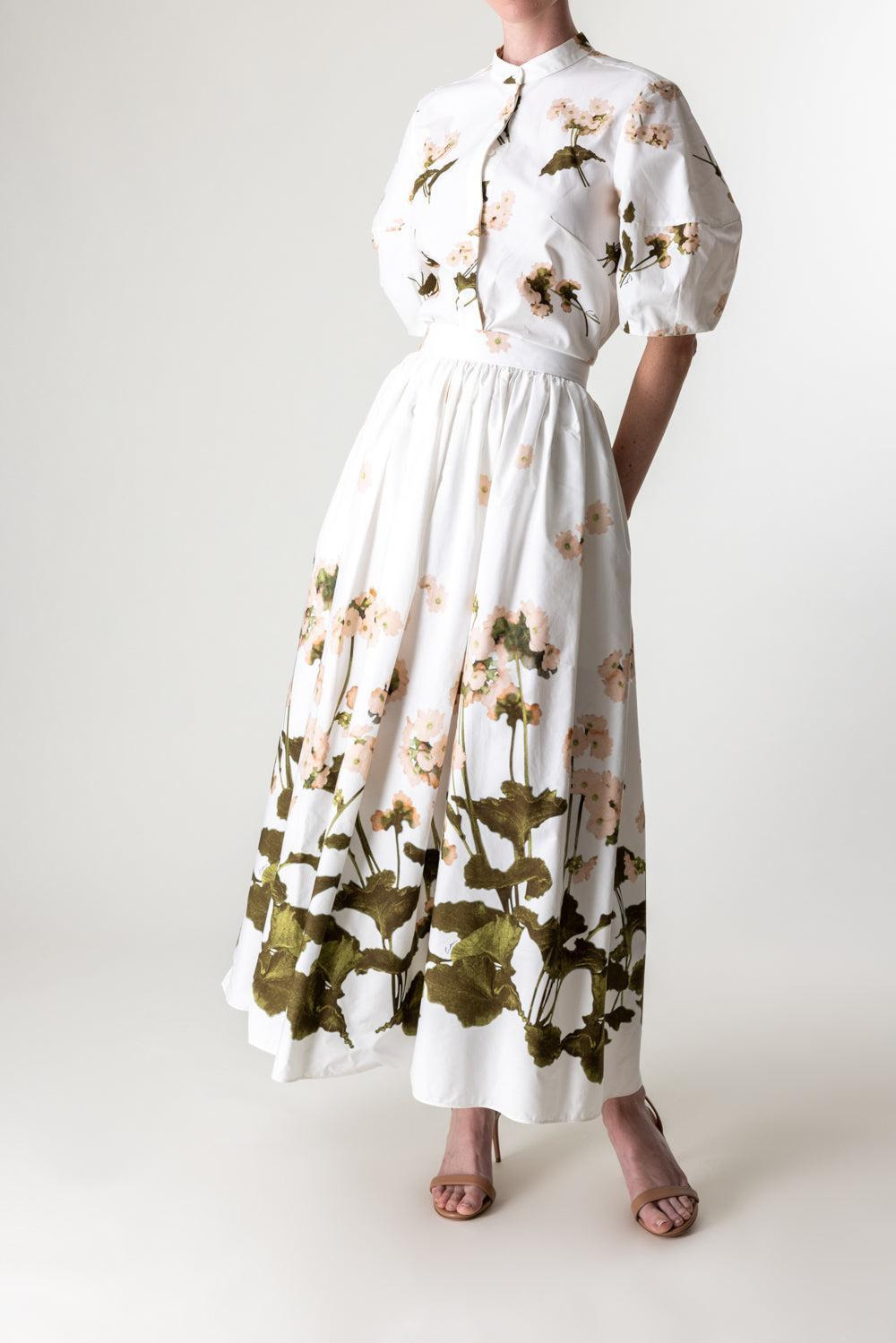 Gathered Midi Skirt - 2