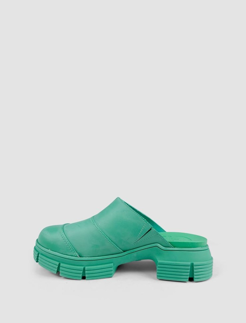 GANNI City mule recycled rubber outlook